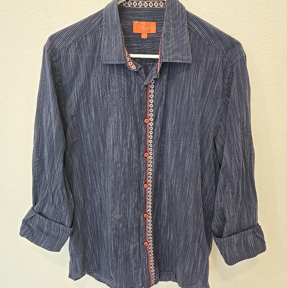 Men's TALLIA Dress Shirt M 15 1/2